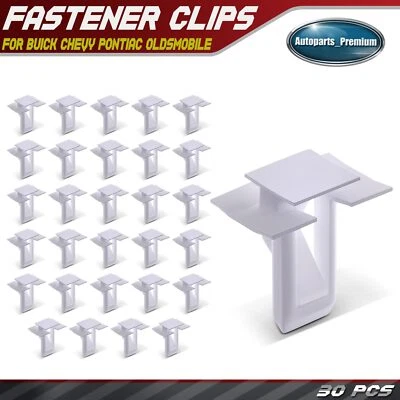 30 piezas clips de adorno de moldura de pilar de techo de nailon para Buick Chevy Pontiac Foto 1 de 4