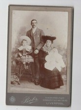 CABINET CARD BOBS STUDIO GREAT GEORGES PARKER STREET WALTON ROAD LIVERPOOL 