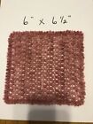 CROCHETED MINIATURE AFGHAN OR COVERLET
