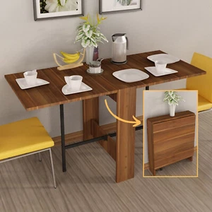 Folding Dining Table Practical Space Saving Portable Foldable Kitchen Table - Picture 1 of 11