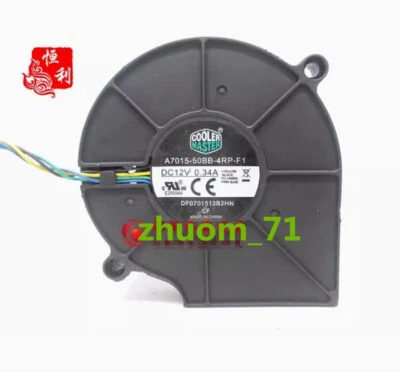 1PC Cooler Master A7015-50BB-4RP-F1 12V 0.34A 4-Pin PWM cooling fan - Image 1 of 2