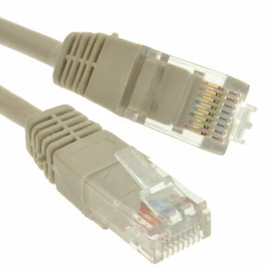 Réseau Cat-5E UTP Droit Internet Brassage Câble Lan Câble PC À Routeur 1m Court - Photo 1/3