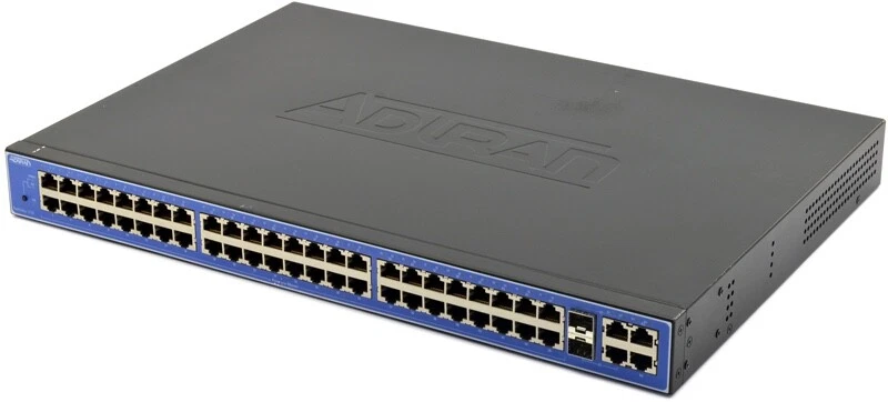 Adtran NetVanta 1238 1700599G1 48-PT 10/100 Ethernet PoE Layer 2 Managed Switch - Image 1 of 1
