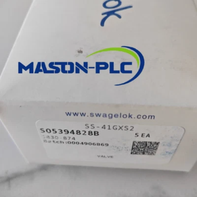 1pcs NEW Swagelok SS-41GXS2 Three way ball valve 1/8 Fastshipping DHL OR FEDEX - Image 1 of 4