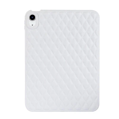 Luxury Grid Shockproof TPU Rubber Gel Back Case Cover For Apple iPad - Image 1 of 4