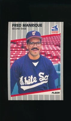1989 Fleer #503 Fred Manrique * Second Base * Chicago White Sox * NM/NM-MT * - Image 1 of 2