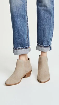 Joie Barlow ankle Booties boot leather grey tan taupe cement Suede 39 9 $325!  - Image 1 of 4