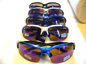 Men's Sunglasses Shatterproof Blue Tech Lenses Golfing Women's Sunglasses AB-10 - Picture 1 of 10