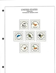 INDCOLL Winnebago Reservation Tribe Stamps #PRICE REDUCED# - Picture 1 of 2