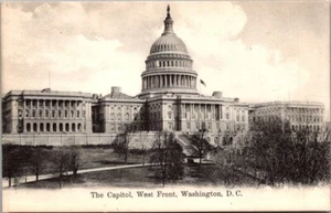 THE CAPITOL West Front WASHINGTON D.C. Postcard - Picture 1 of 2