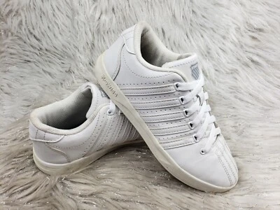 Zapatillas blancas K-SWISS juveniles talla 3,5 / 35,5 Foto 1 de 4