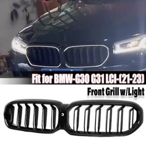Luces LED delanteras negras brillantes para BMW G30 G31 530i 540i 2021~2023 - Imagen 1 de 12