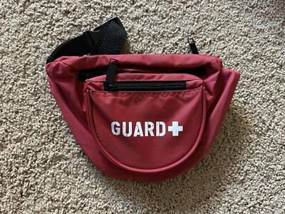 Pacote de babá salva-vidas de náilon vermelho para Halloween ou primeiros socorros reais - Imagem 1 de 3