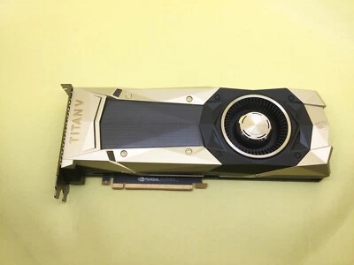 NVIDIA TITAN V Volta 12GB HBM2 PCIe 3.0 x16 Video Graphic Card - Image 1 of 4