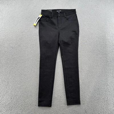 Pantalones de mezclilla DKNY para mujer pata de gallo ponte elásticos cónicos cómodos talla S NUEVO Foto 1 de 4