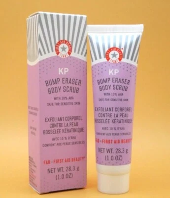 First Aid Beauty KP Bump Eraser Body Scrub Exfoliator 1 Oz DELUXE SAMPLE IN BOX - Изображение 1 из 2