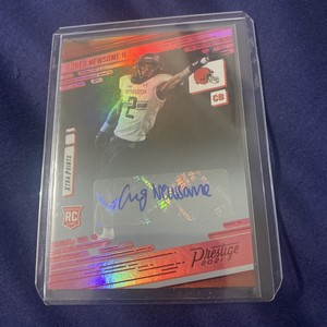 2021 Prestige Greg Newsome II Auto Xtra Points Red SP Browns Rookie RC