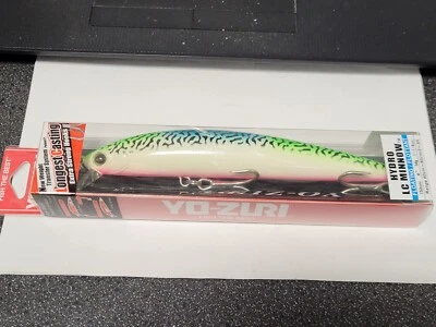 1 Yo-Zuri приманки новый Hydro гольян LC белая скумбрия R1322-WM 1 1/4 унц. 6" - Изображение 1 из 2