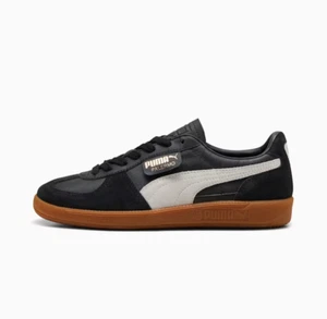 Puma Palermo Cuero En Negro Y Blanco Todas Las Tallas Stock Limitado - Imagen 1 de 6