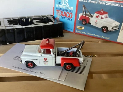 1/43 MATCHBOX COLLECTIBLES 1955 U.S.OLYMPIC TEAM CHEVY 3100 YYM-37799 TOW TRUCK - Image 1 of 4
