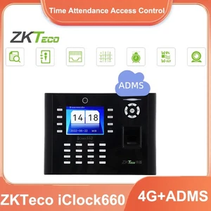 ZKTeco iClock660+4G+ADMS Fingerprint Time Attendance Terminal 3.5Inch Time Clock - Picture 1 of 10
