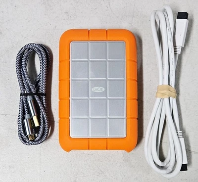 Lacie Rugged 1TB USB 3.0 FW800 Portable Mobile Storage RUFWU3B - Image 1 of 3