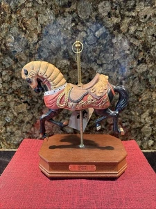 Vintage Implulse Giftware 1989 Musical Carousel Horse LOOFF 1911 With Tag - Picture 1 of 5