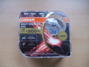 Osram H7 12V NIGHT BREAKER 200 bis zu 200% mehr Licht Duo Pack OVP - Bild 1 von 2