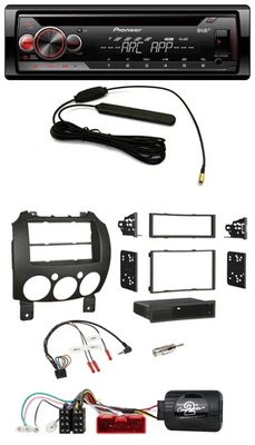 Pioneer CD USB Lenkrad DAB MP3 Autoradio für Mazda 2 2007-2014 nur Panasonic OEM - Bild 1 von 4