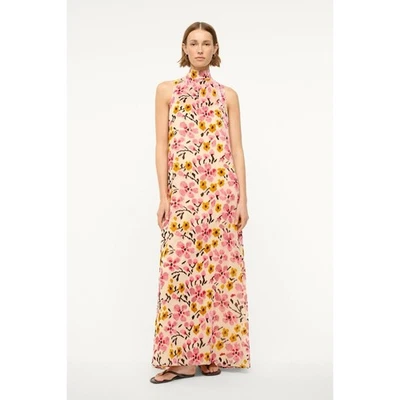 Maxi Vestido Anthropologie O.P.T Para Mujer Albee Floral Sin Mangas Nuevo con Etiquetas ~ M Foto 1 de 4
