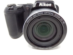 Nikon Coolpix L810 16.1MP Black Digital Camera Tested Working Works on Batteries - Picture 1 of 7
