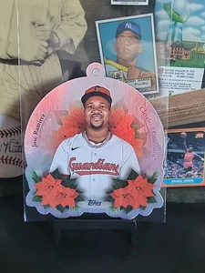 2025 Topps Holiday Ornament Jose Ramirez Cleveland Guardians #OO-18 🔥 - Bild 1 von 6