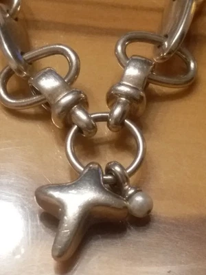 Armband Esprit echtes Silber 925 mit Stern Anhänger. L maximal 23 cm verstellbar - Bild 1 von 4