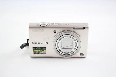 Nikon Coolpix S6200 Digital Compact Camera Working w/ 10x Wide Zoom Lens - Image 1 of 4
