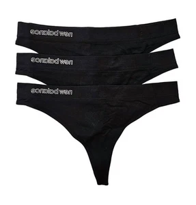 New Balance Women's 3-Pack Performance Seamless Thong Black - Picture 1 of 3