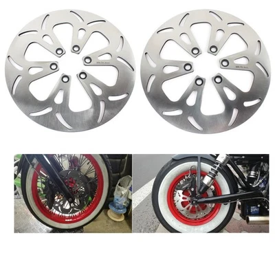 Rotores de freio dianteiro traseiro para Suzuki VS1400 GLP GL Intruder 1400 Boulevard 87-2009 - Imagem 1 de 4