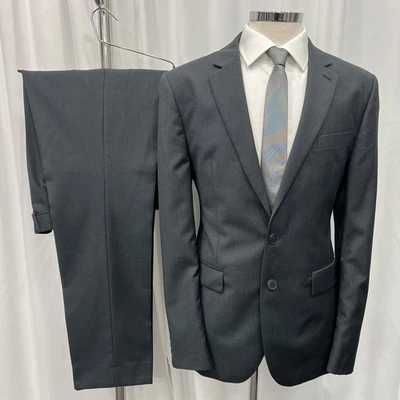 Traje JAEGER TAILORING Mezcla Lana Gris Ajuste Regular 2 Piezas C42L W38 L34 Foto 1 de 4