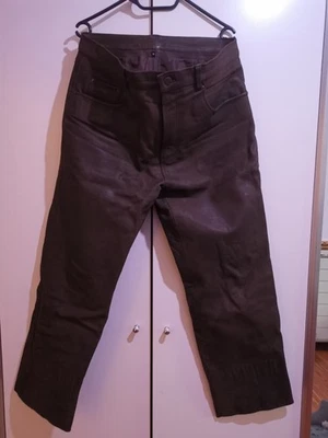 Lederhose Gr. 36 Dunkelbraun, Länge 100cm HardLeatherStuff - Bild 1 von 3