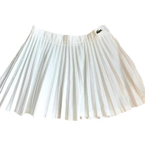 Falda plisada blanca vintage Lacoste talla M-L - Imagen 1 de 8
