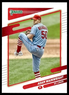 2021 Donruss Adam Wainwright St. Louis Cardinals #137 - Image 1 of 2