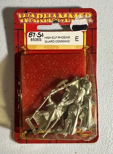 Warhammer Fantasy High Elf Phoenix Guard Command 8506S  *NIP* GW 2000 Metal - Picture 1 of 3