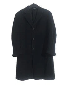 Vintage 90’s Jos A Bank 100% Wool Overcoat Top Coat 3 Button Mens Size 38S Lined - Picture 1 of 18