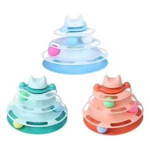 Cat Toy Ball Roller Interactive with Moving Balls Amusement Puzzle Toy - Picture 1 of 14