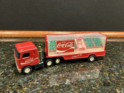 Remolque tractor Buddy L Coca Cola 1980 vintage semirremolque 10" Foto 1 de 3