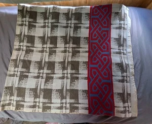 Vintage 30er Esmond Mills Camp Decke SCHÖNE FARBEN & Native Design groß, 72*120 - Bild 1 von 9