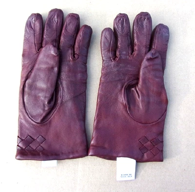 De colección Preston & York Cuero Marrón Talla 7 Med. Guantes para adultos forro poliéster C2 Foto 1 de 3
