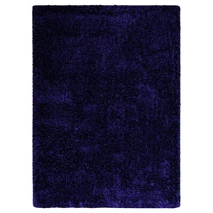 Eco-Friendly Hand Tufted Shag Polyester Area Rug Solid Blue BBH Homes - Picture 1 of 80