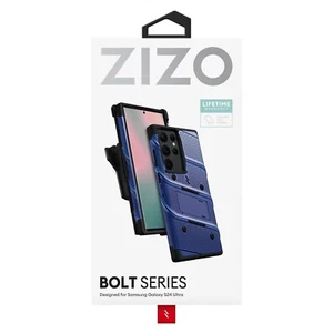 ZIZO BOLT BUNDLE GALAXY S24 ULTRA CASE WITH TEMPERED GLASS BLUE - Picture 1 of 7