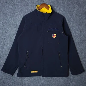 US Polo Assn 1890 Hombres XL Chaqueta Botón a Presión Frontal Cremallera Bolsillos Puños Ajustables - Imagen 1 de 9