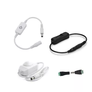 Inline Switch Touch LED Dimmer For SMD 5050 2835 5630 LED Strip Light 12V-24V 6A - Picture 1 of 24